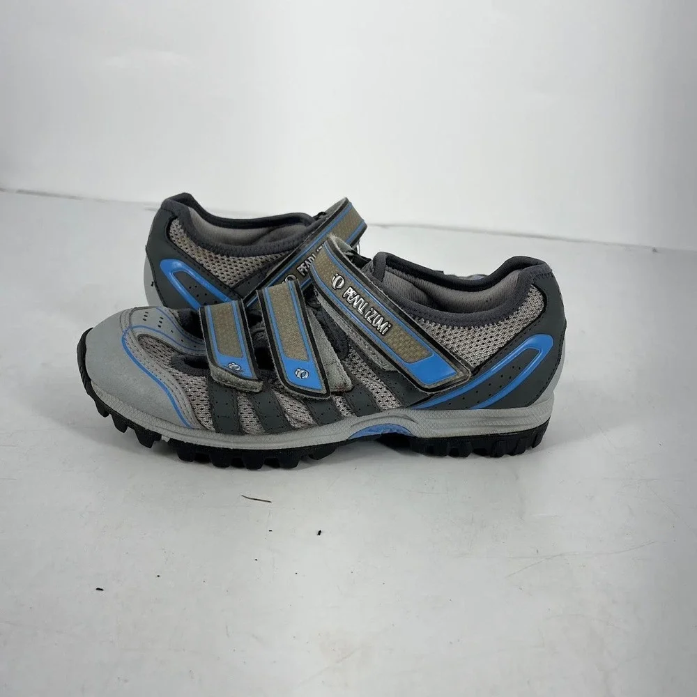 Pearl Izumi Drift W Womens Mountain Bike Spin Shoes Grey Blue 5788 EUR 40 US 8.5